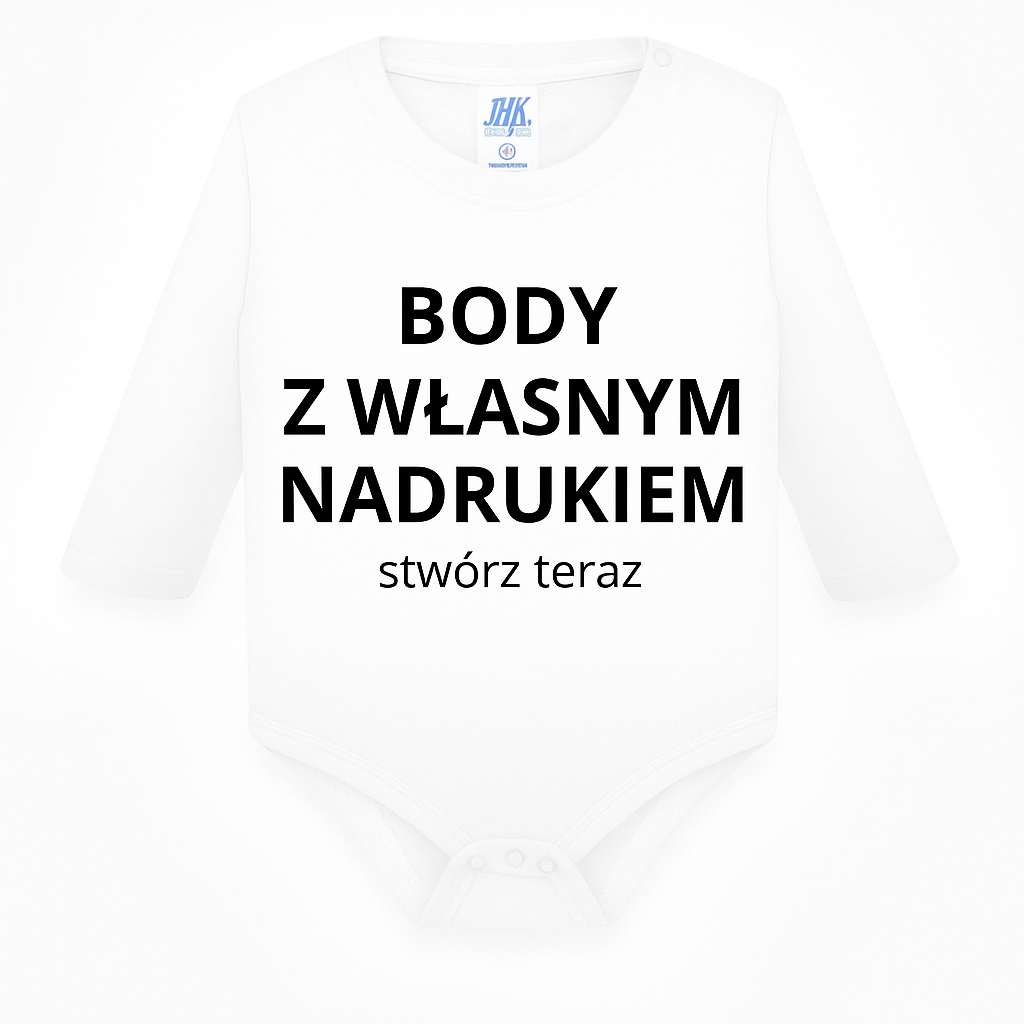 Body dziecięce z nadrukiem imienia wykonane w Roana.pl